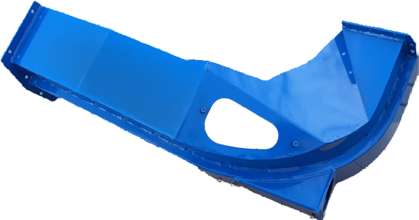 Rear deflector, right (7030 L / 8030 L / 9000 L) - BRAUD / NEW HOLLAND